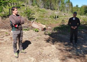 Alan Obranovič in Aleš Marolt, Kočevski les